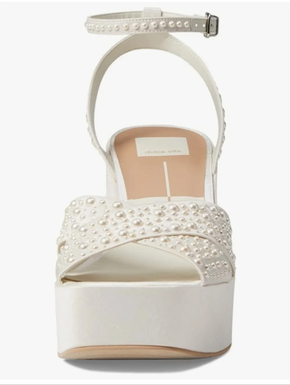 Dolce Vita Wessi Platform Sandal in Pearl